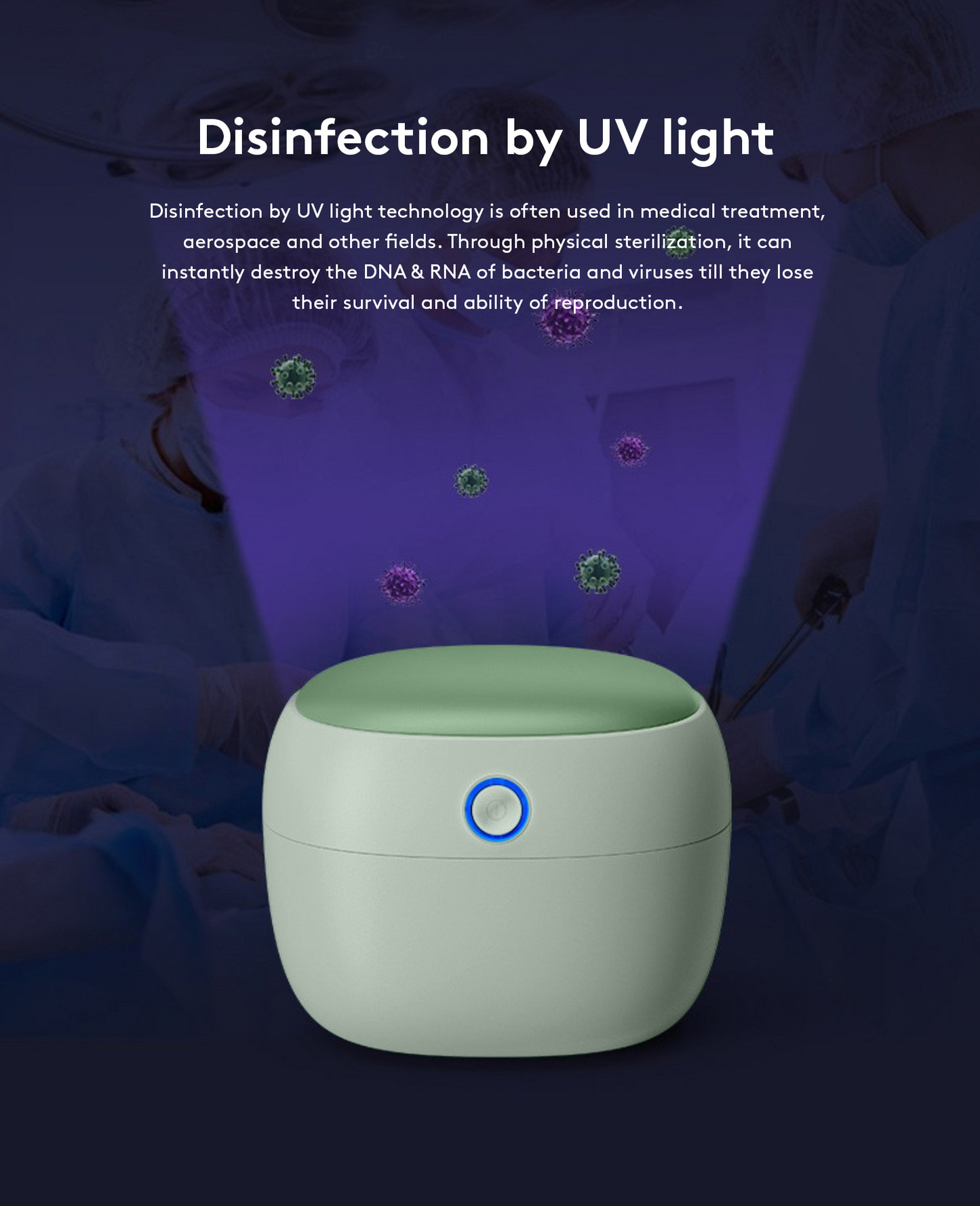 Portable UV Sterilizing Box